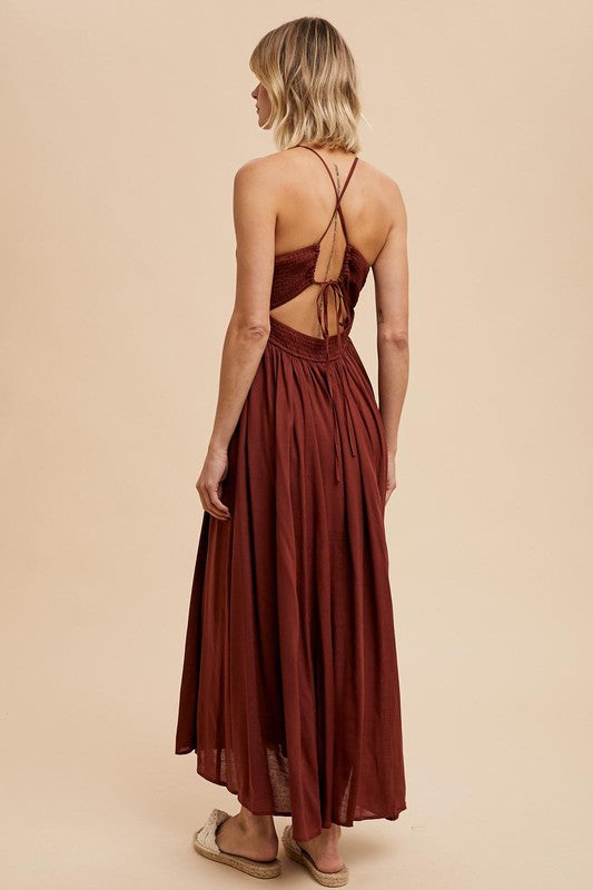 online boutique tencel maxi dress