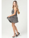 Sweetheart Neckline Printed Tank Dress