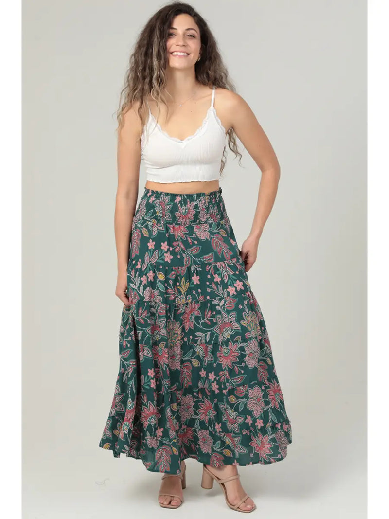Tiered Maxi Skirt