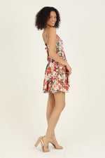 V Neck Tie Back Sundress