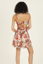 V Neck Tie Back Sundress