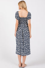 Smocked Midi Dress