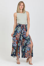 Wide Leg Pants with Tie Waist