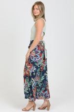 Wide Leg Pants with Tie Waist