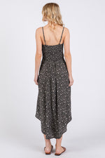 Floral Printed Rayon Satin Slip Dress