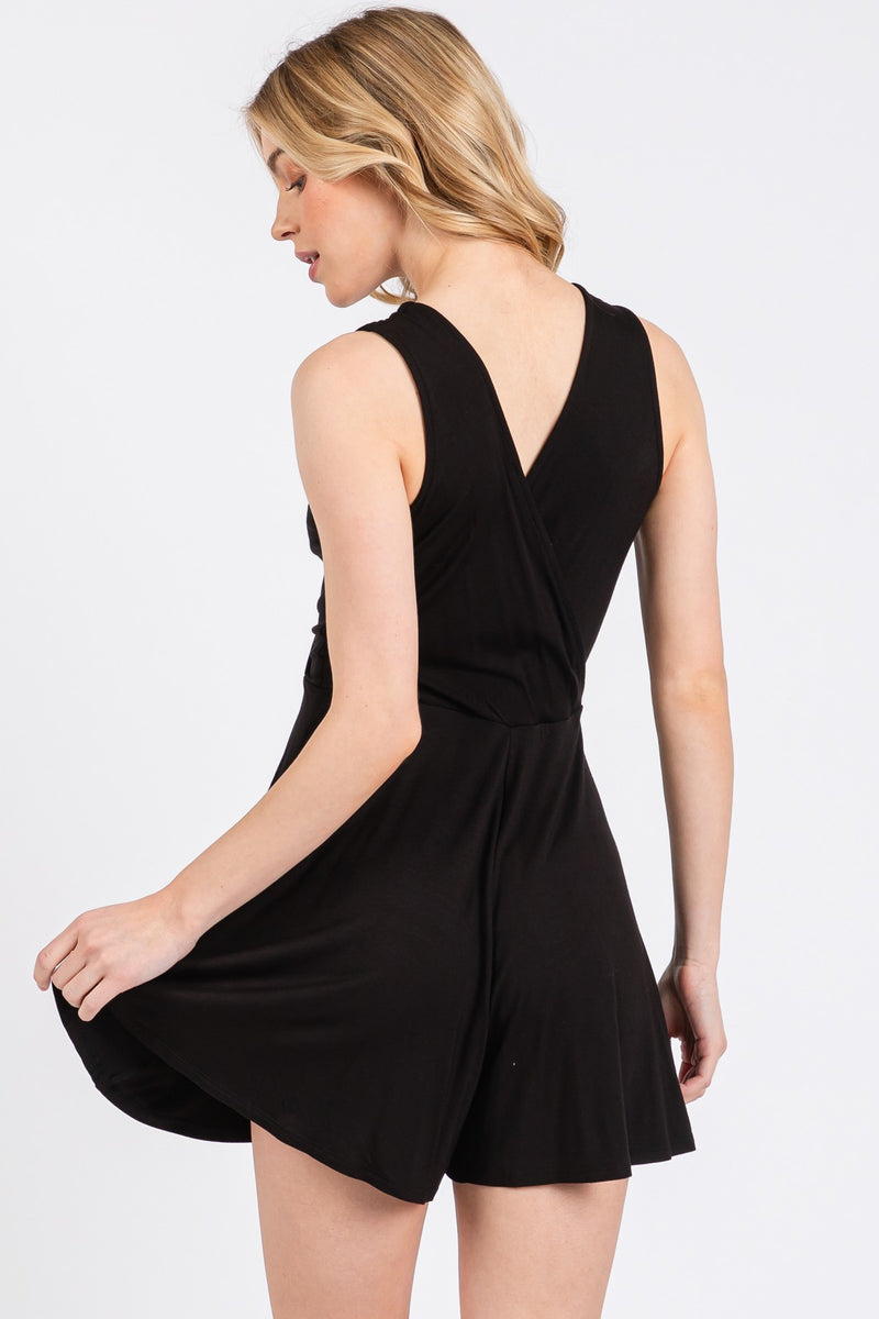 Rayon Modal Surplice Romper