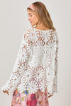 Scalloped Edge Crochet Cardigan