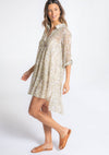 Long Sleeve Collared Mini Dress