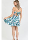 V Neck Open Tie Back Sundress