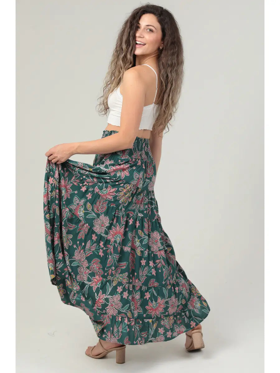 Tiered Maxi Skirt