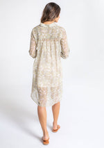 Long Sleeve Collared Mini Dress