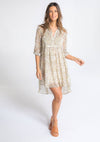 Long Sleeve Collared Mini Dress