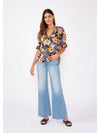 V-Neck Smocked Top