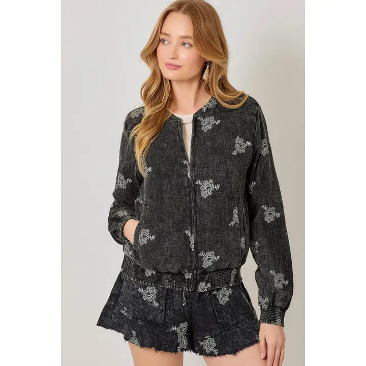 spring 2025 embroidered jacket