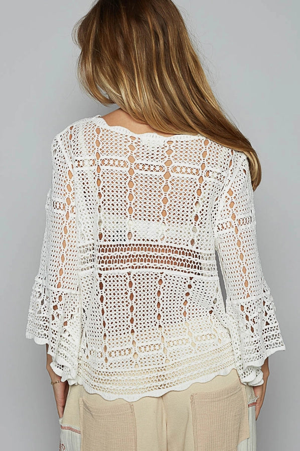 online boutique crochet top
