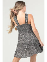 Sweetheart Neckline Printed Tank Dress