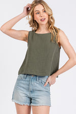 online boutique olive top