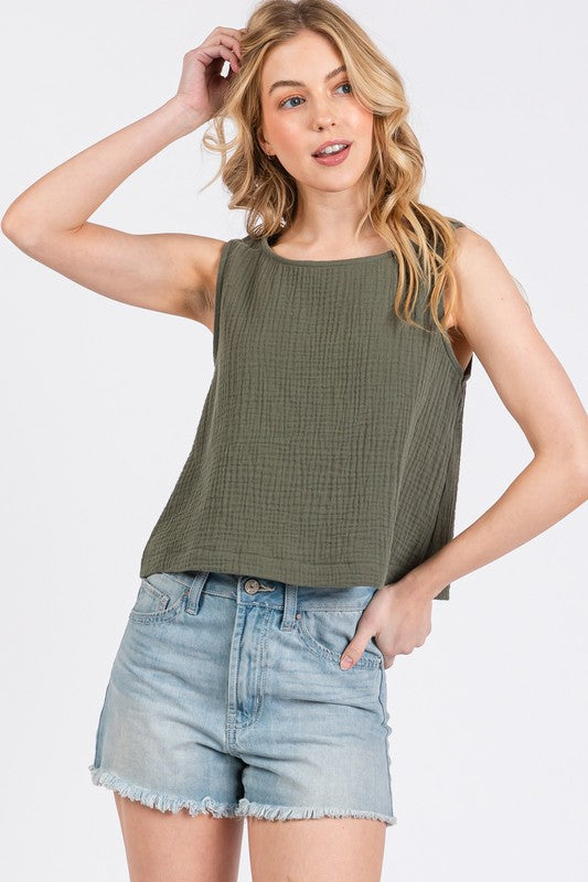 online boutique olive top