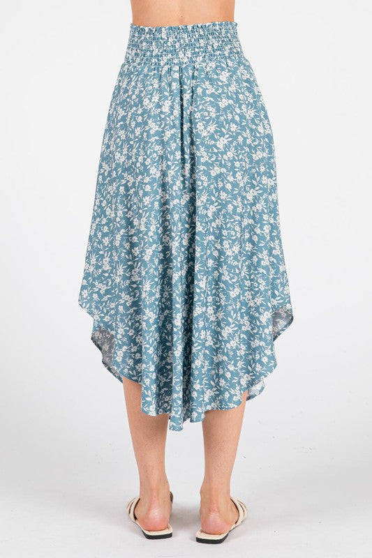 online boutique floral skirt