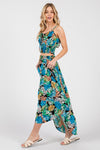 floral elastic skirt