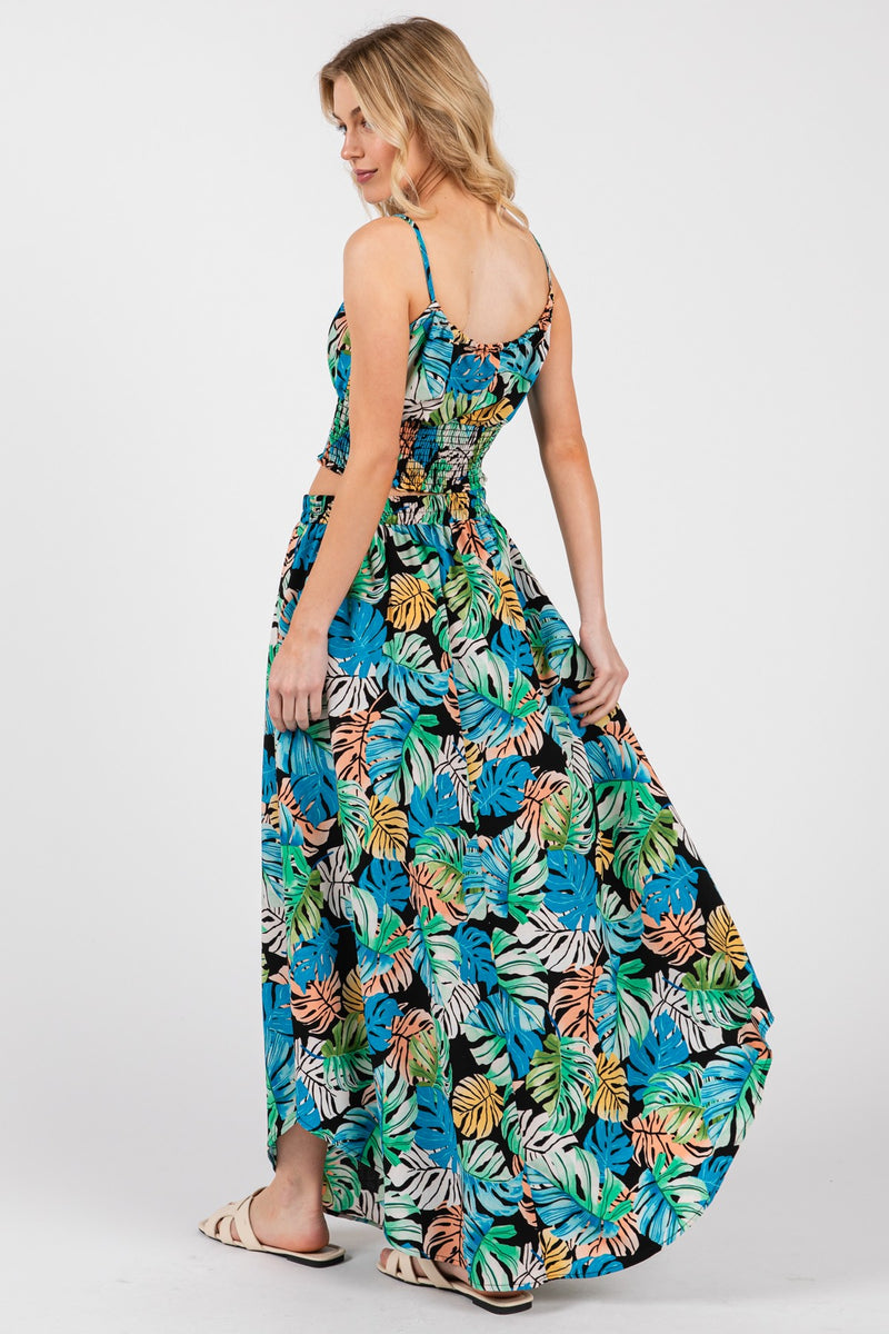 floral skirt