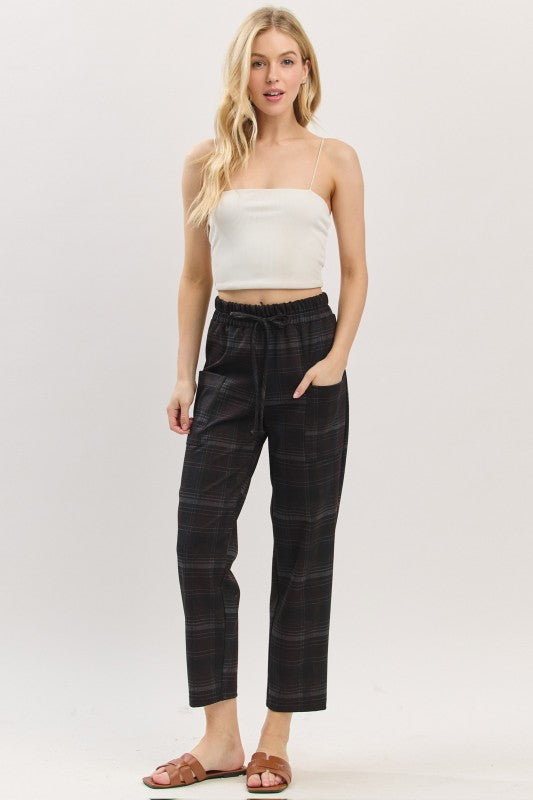 plaid pant boutique