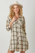 mystree plaid tunic