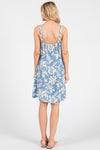 online boutique floral mini dress
