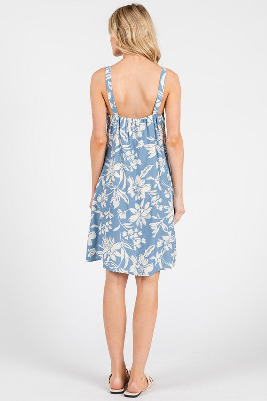 online boutique floral mini dress