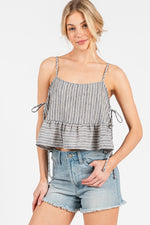 stripe crop top