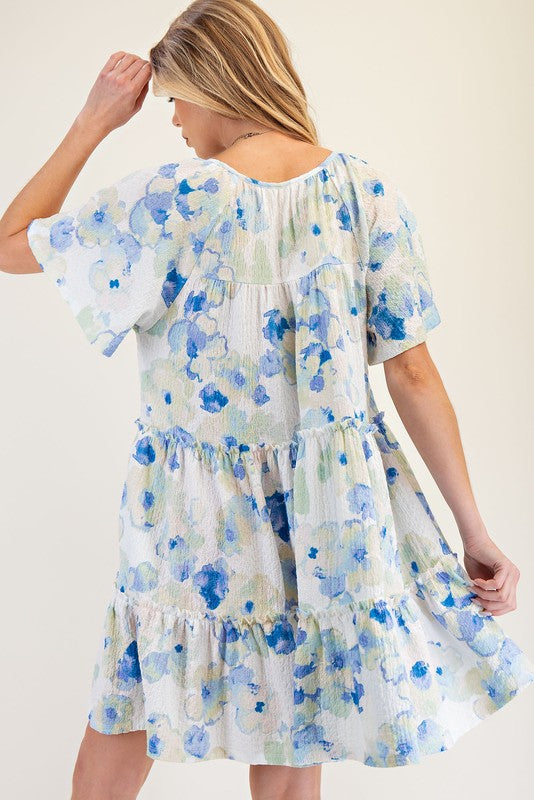 online boutique floral swing sundress