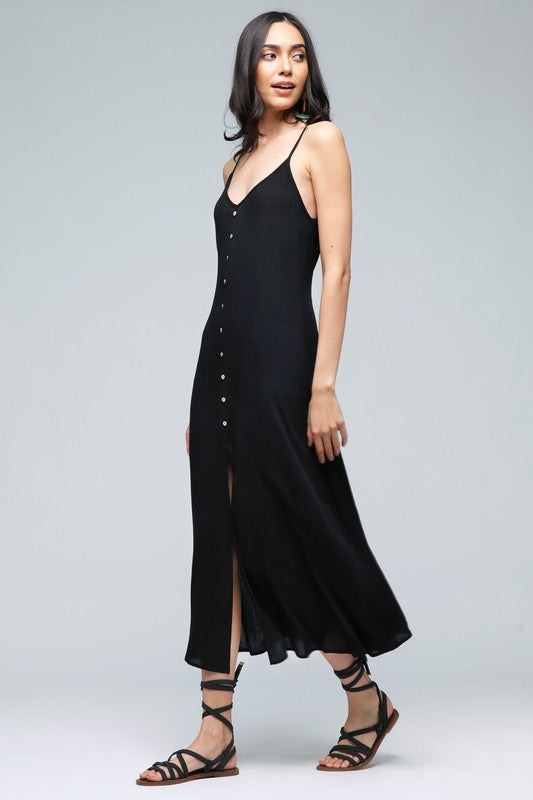 Washed Rayon Gauze Flowy Dress